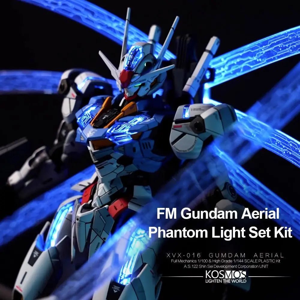 Illuminate Your Build: The Ultimate KOSMOS LED Kit for FM 1/100 Gundam Aerial Review - Takara Model Studio