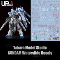 RG 1/144 RX-93-V2 Hi-v Gundam HD Fluorescent Waterslide Decals