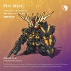 Takara Model exclusive clear color ver. Gundam Phenex - metallic finish display