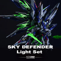 KOSMOS 1/72 Sky Defender Light Set box open revealing components