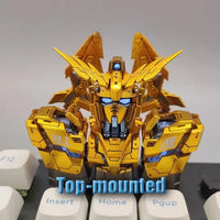 Custom Keycap Designs Featuring NT-D Mode Symbol and Gold Accents