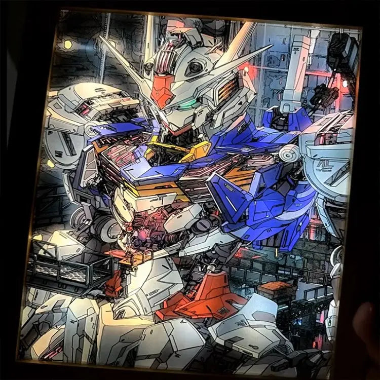 HOT🔥! Gundam light painting🔥 Takara Model Studio
