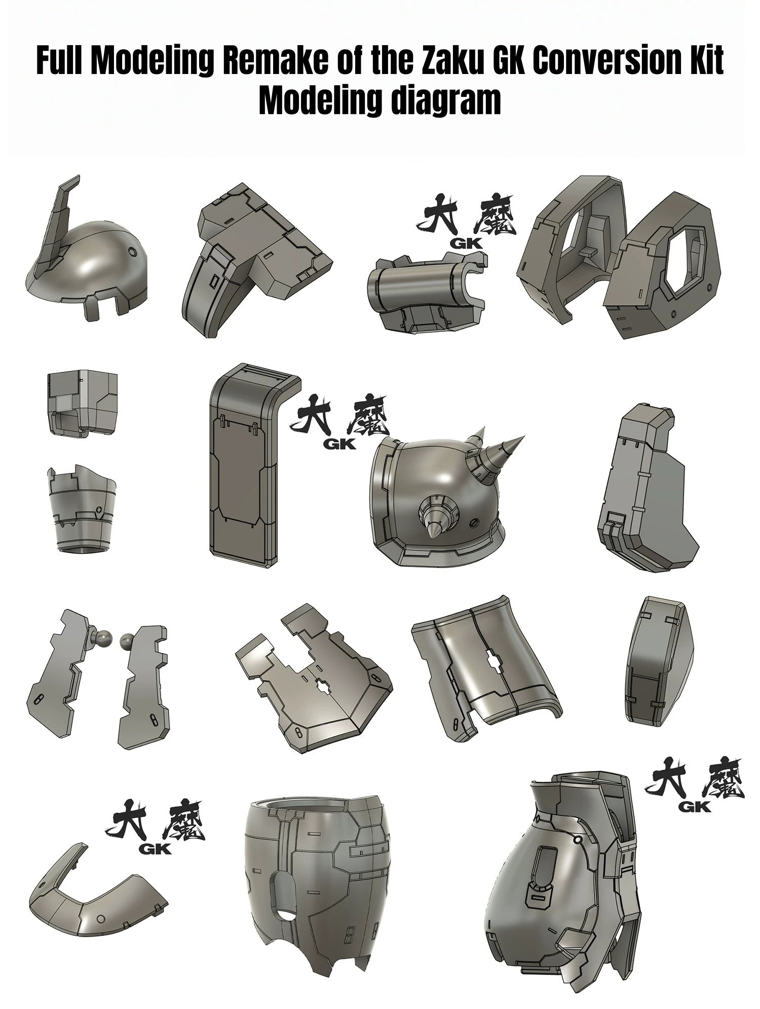 How to Build the MG Zaku II 2.0 GK Conversion Kit — Complete Step-by-Step Guide - Takara Model Studio