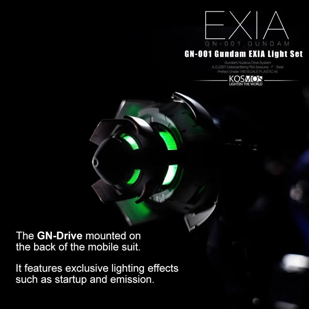 How to Install the KOSMOS LED Kit in Your PG Gundam Exia - Takara Model Studio
