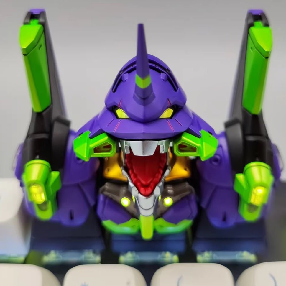 Johnny Custom EVA Unit-01 Artisan Keycap: In-Depth Review - Takara Model Studio