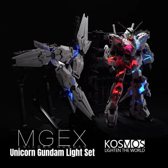 The Best LED Light Kit for MGEX Unicorn Gundam (2026): Is KOSMOS Worth It? - Takara Model Studio