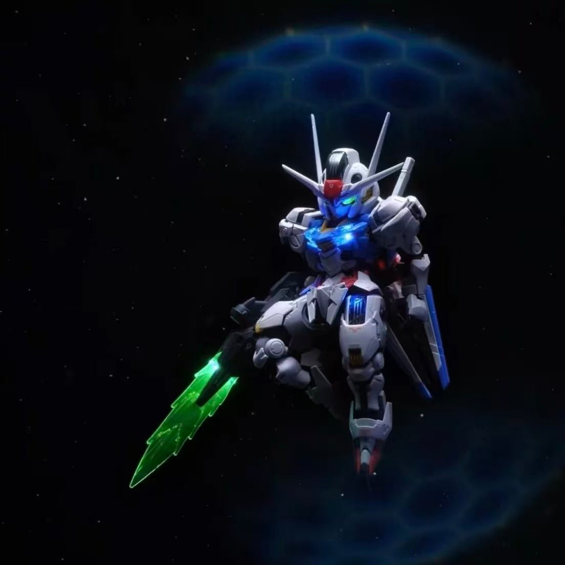 The XVX-016 Aerial Gundam: Permet, GUND Format, and the Glow - Takara Model Studio