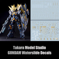 PG 1/60 Unicorn Gudnam 02 Banshee Norn HD Fluorescent Waterslide Decals