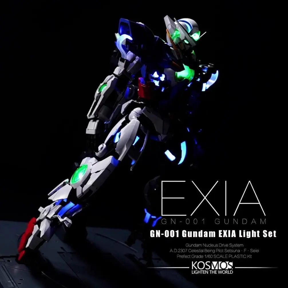 1/60 PG EXIA ガンダム用アニメーション 画面付きLEDキット KOSMOS PG 1/60 GN-001 Gundam EXIA Light System G | Takara Model