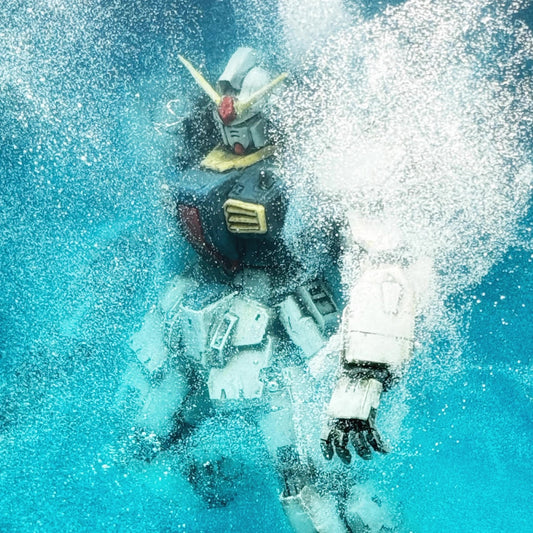 Custom Underwater Gundam Scene Decorations - Takara Model Studio