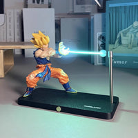 Dragon Ball Z Goku Kamehameha Creative Magnetic Ambient Light Model Decor - Takara Model Studio