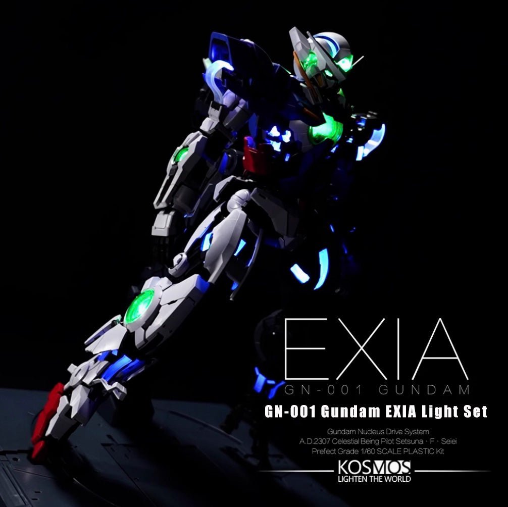 KOSMOS PG 1/60 GN - 001 Gundam EXIA Light Set - Takara Model Studio