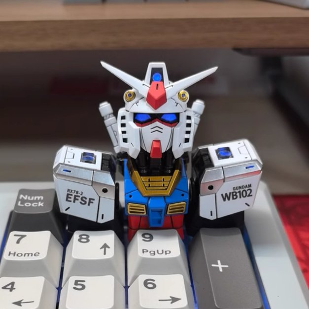 【Pre - Order】Johnny RX - 78 - 2 Gundam Artisan Keycap Set - Takara Model Studio