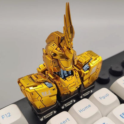 【Pre - Order】Johnny Unicorn Gundam 03 Phenex Transformable Artisan Keycap Set - Takara Model Studio