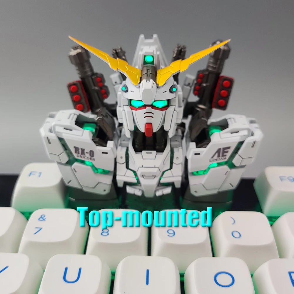 【Pre - Order】Johnny's RX - 0 Full Armor Unicorn Artisan Keycap Set - Takara Model Studio