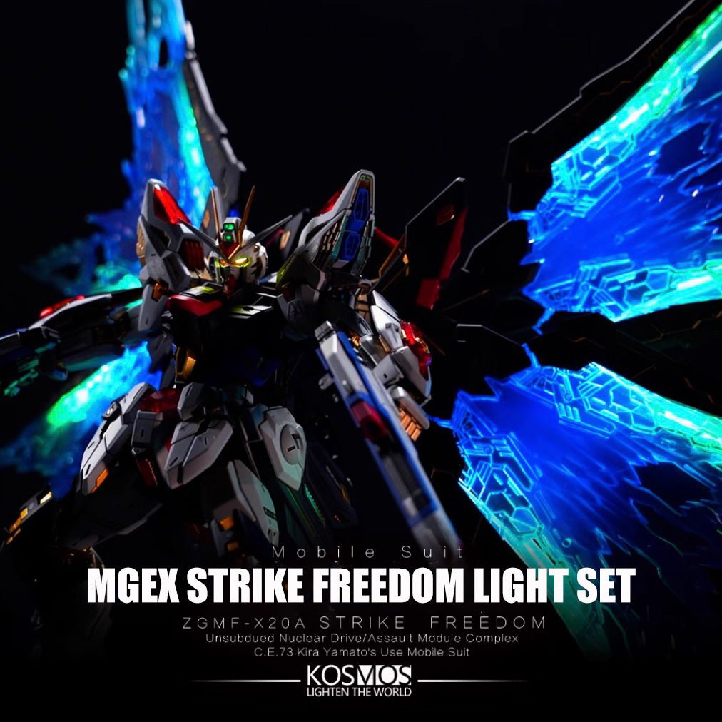 【Pre - Order】KOSMOS MGEX Strike Freedom Gundam Light Set - Takara Model Studio