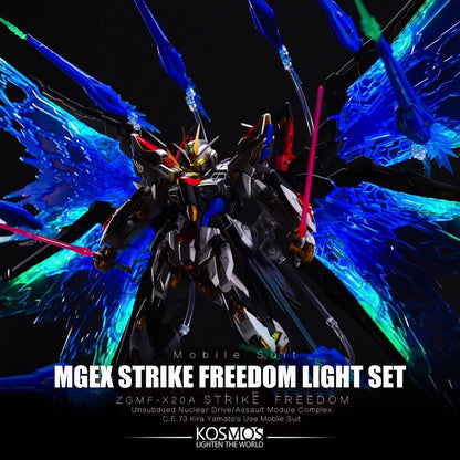 【Pre - Order】KOSMOS MGEX Strike Freedom Gundam Light Set - Takara Model Studio