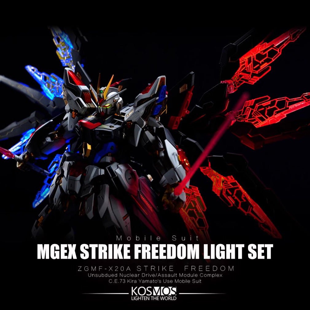 【Pre - Order】KOSMOS MGEX Strike Freedom Gundam Light Set - Takara Model Studio