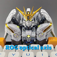 【Pre - Order】Wing Gundam Zero EW (Snow White Ver.) Artisan Keycap – Mechanical Keyboard Accessory - Takara Model Studio