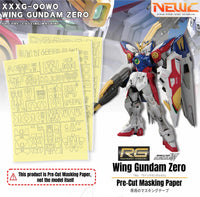 RG Wing Gundam Zero Pre - Cut Masking Paper & Etchings - Takara Model Studio