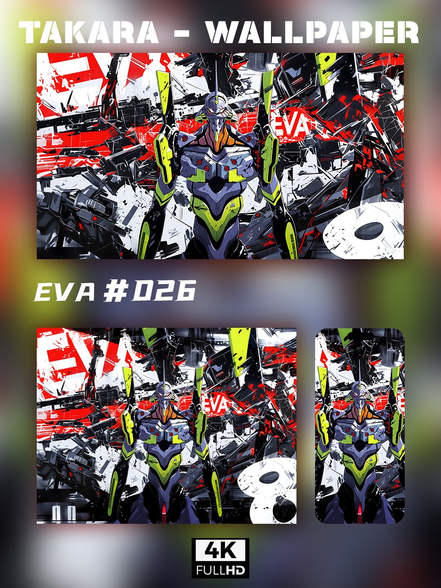 🌟Ultra HD EVA Wallpaper Set 🌟 - Takara Model Studio