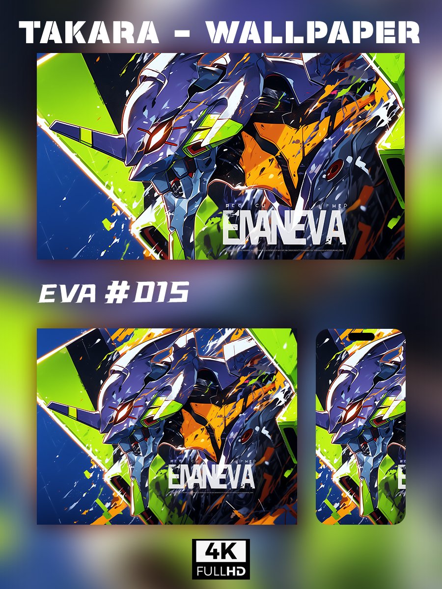 🌟Ultra HD EVA Wallpaper Set 🌟 - Takara Model Studio