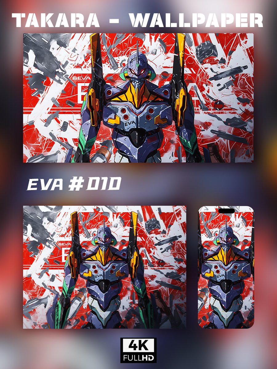 🌟Ultra HD EVA Wallpaper Set 🌟 - Takara Model Studio