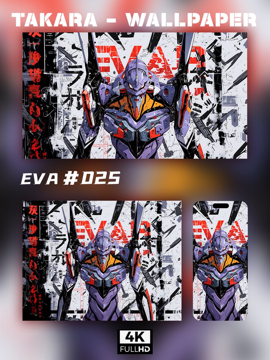 🌟Ultra HD EVA Wallpaper Set 🌟 - Takara Model Studio