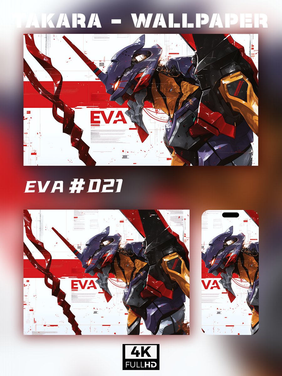 🌟Ultra HD EVA Wallpaper Set 🌟 - Takara Model Studio