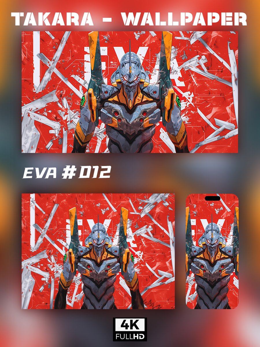 🌟Ultra HD EVA Wallpaper Set 🌟 - Takara Model Studio