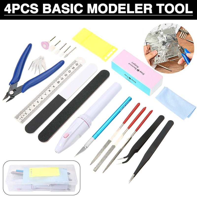 AW-Net Plastic Model Tool Set, Gunpla Tool, Model Tool, Plastic Tool, Craft Tool, 23 Types (GR)