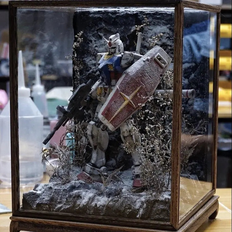 Customized RX-78-2 Gundam scene decorative ornaments Takara Model Studio