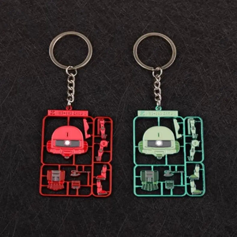 Zeon-themed Keychain Set: Zaku + Rick Dias Duo Pack