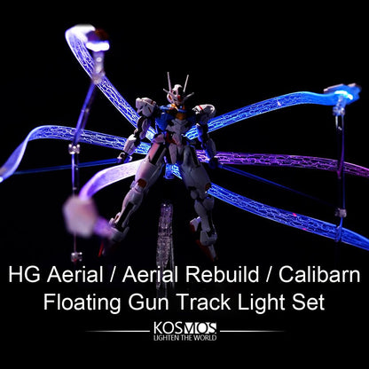 【Pre-order】KOSMOS HG Aerial / Aerial Rebuild / Calibarn Floating Gun Track Light Set - Takara Model Studio